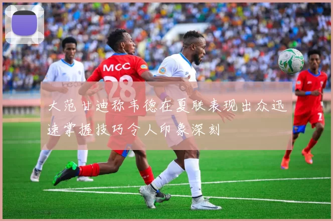大范甘迪称韦德在夏联表现出众迅速掌握技巧令人印象深刻